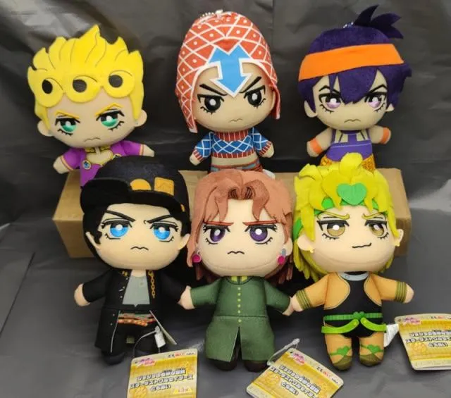 Jojos Bizarre Adventure Giorno Narancia Mista Buccellati Abbacchio Fugo Yoshikage Kira Rohan Kishibe Josuke plush toy doll