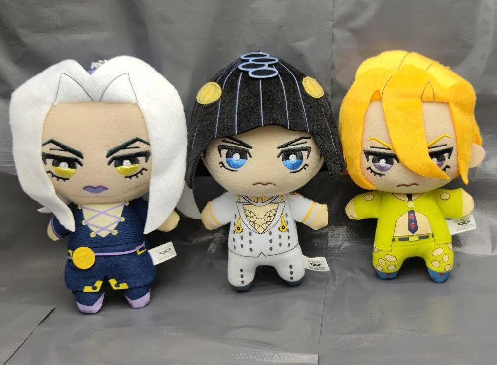 Jojos Bizarre Adventure Giorno Narancia Mista Buccellati Abbacchio Fugo Yoshikage Kira Rohan Kishibe Josuke plush toy doll