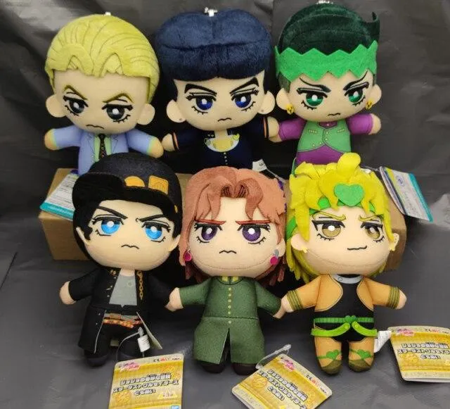 Jojos Bizarre Adventure Giorno Narancia Mista Buccellati Abbacchio Fugo Yoshikage Kira Rohan Kishibe Josuke plush toy doll