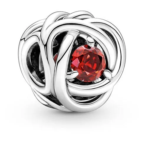 July True Red Eternity Circle Charm 790065C01