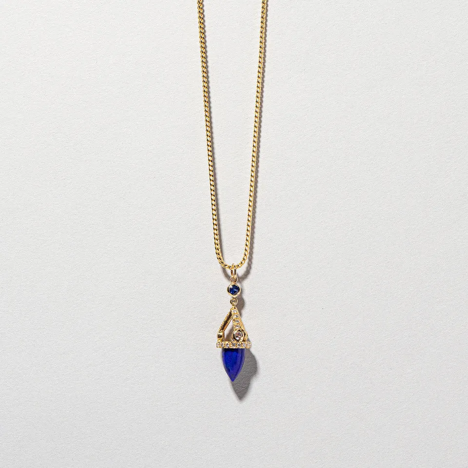 Lapis Drop Pendant