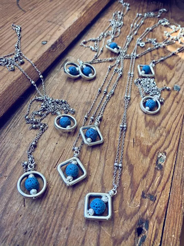 Limited Edition // Water drop necklace in support of Aveda Avenue Salons & Charity:Water