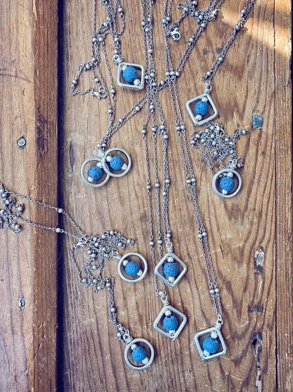 Limited Edition // Water drop necklace in support of Aveda Avenue Salons & Charity:Water