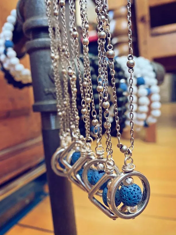 Limited Edition // Water drop necklace in support of Aveda Avenue Salons & Charity:Water