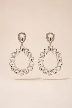 Loretta Statement Pear Drop Earrings