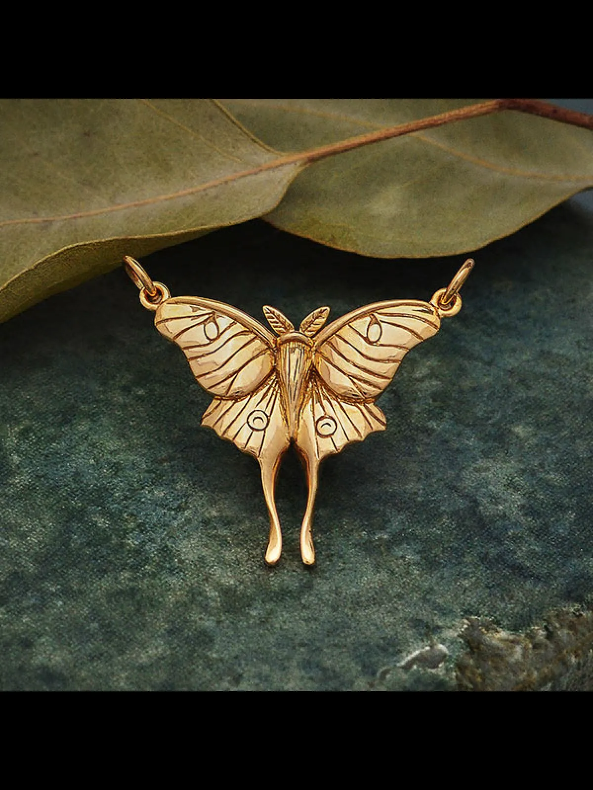 Luna Moth Necklace