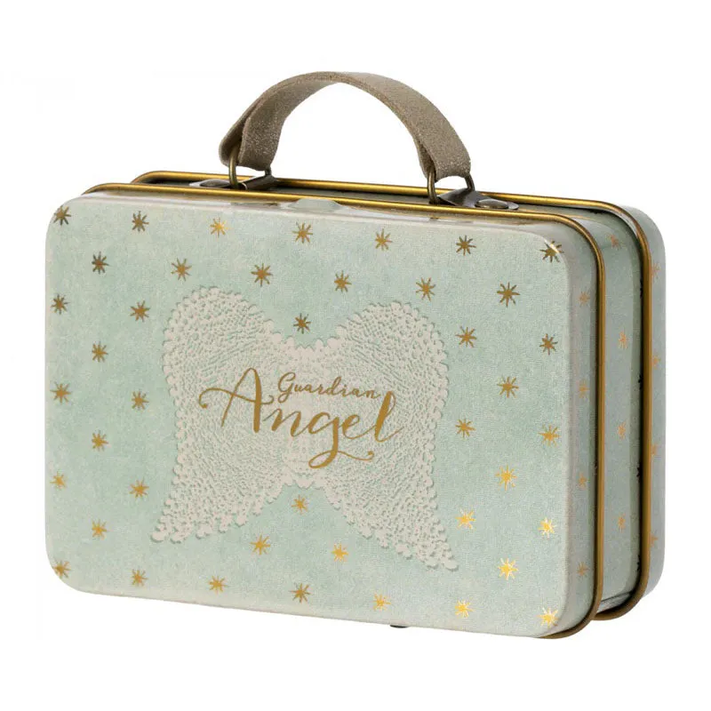 Maileg Angel Mouse in Suitcase