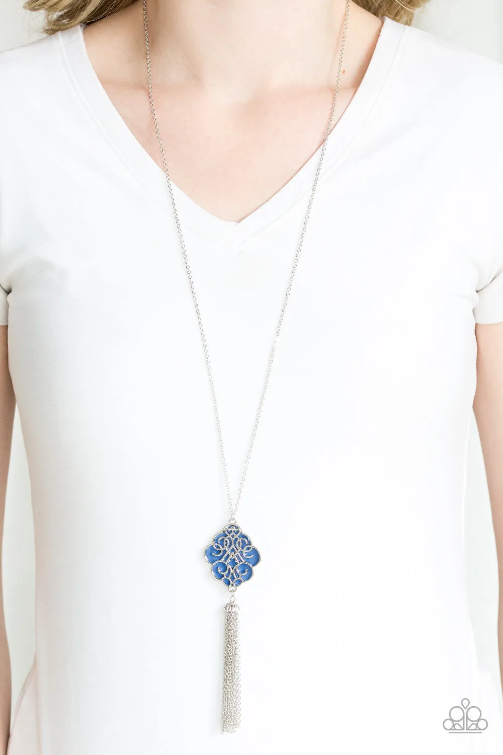 Malibu Mandala - Blue Necklace