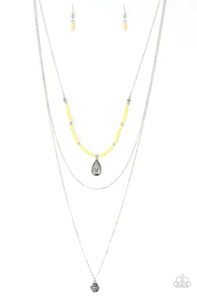 Mild Wild - Yellow Necklace