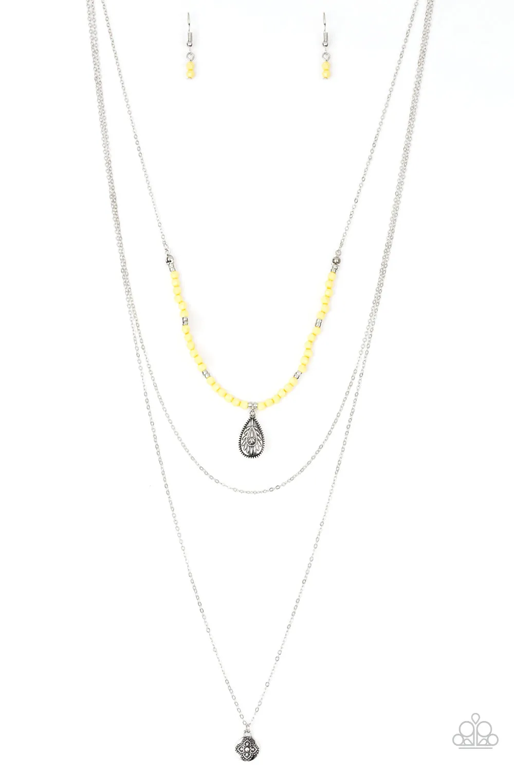 Mild Wild - Yellow Necklace