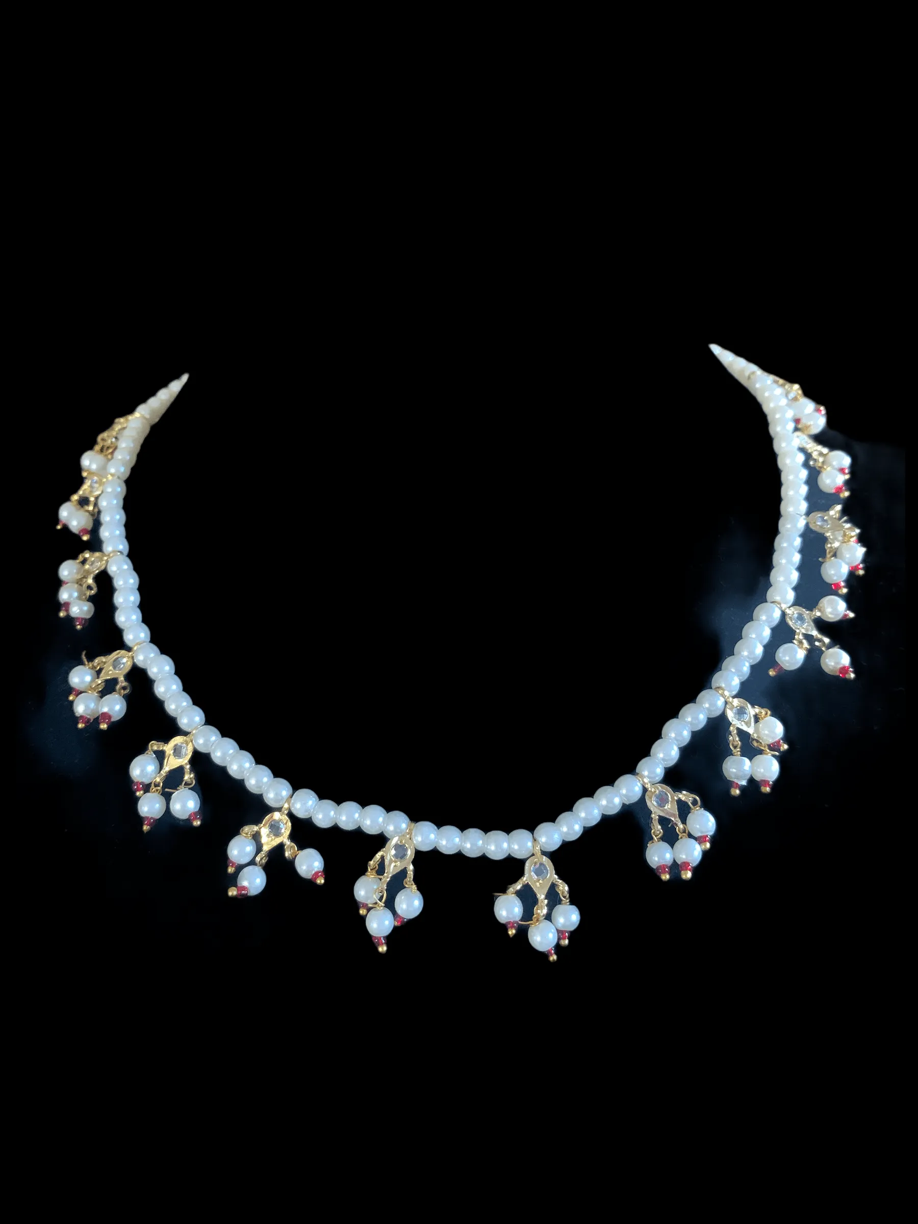 NS198 Nischala pearl necklace  (READY TO SHIP )