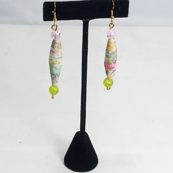 Odessa Paper Bead Earrings