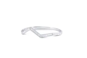 Origami Ziggy Diamond Bangle