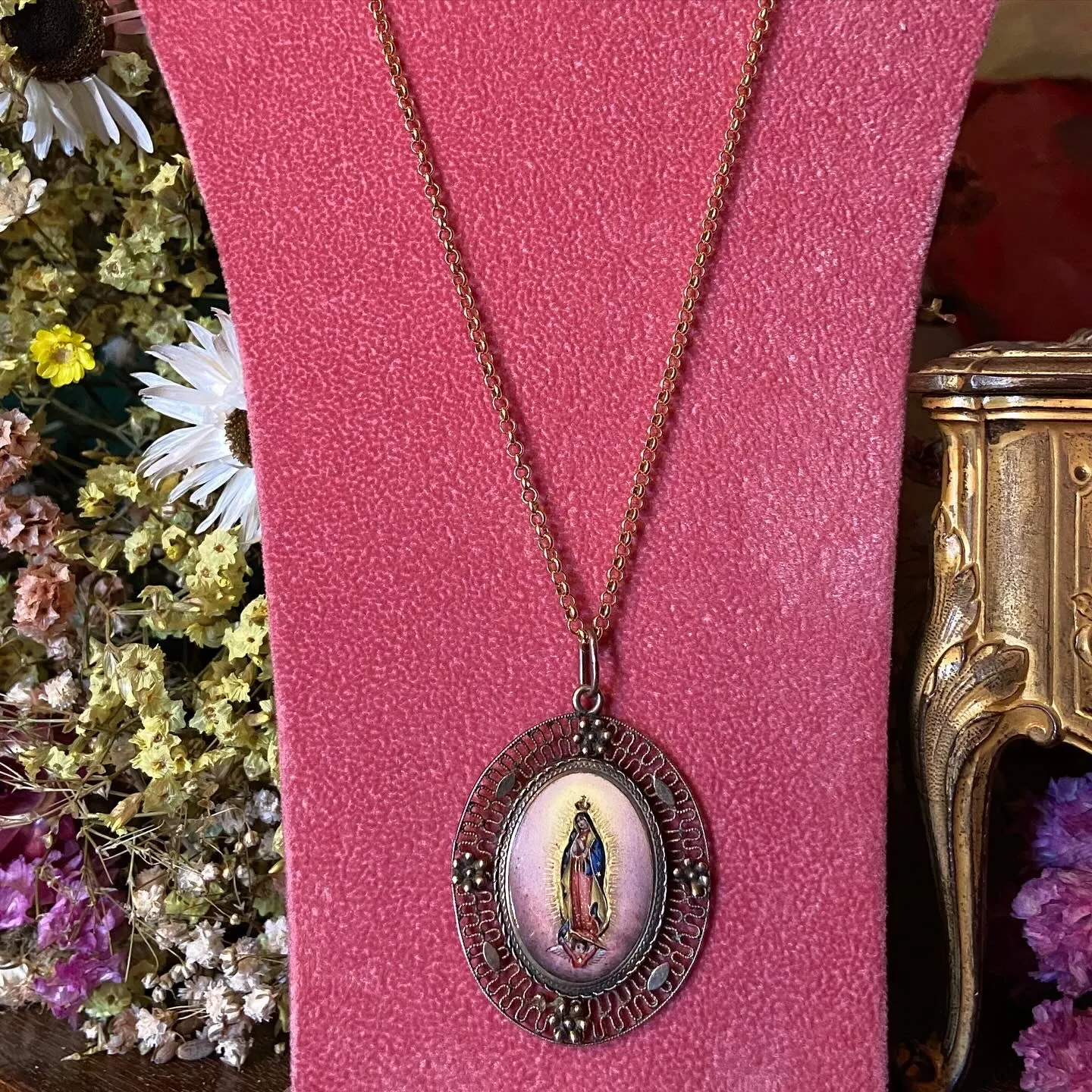 Our Lady of Guadalupe Medal Pendant