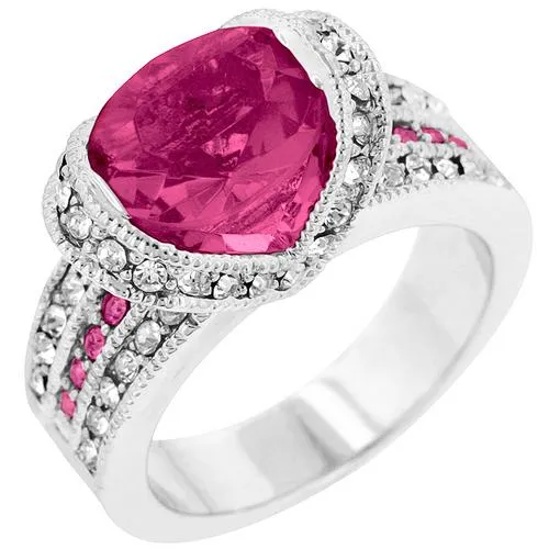 Ovaline Pink Ring