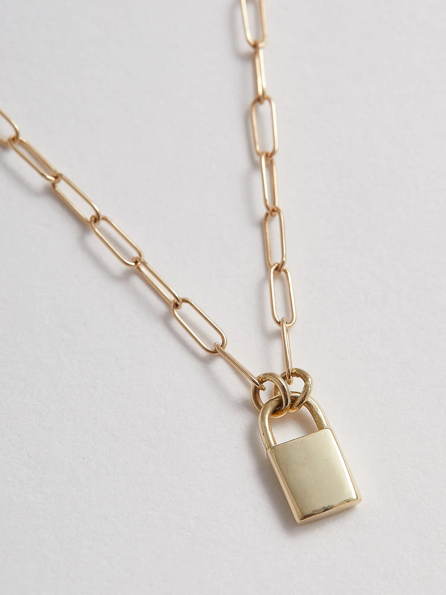 Padlock Pendant Necklace