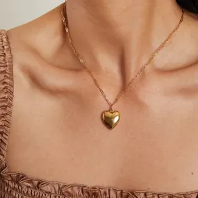 Puffy Heart Necklace