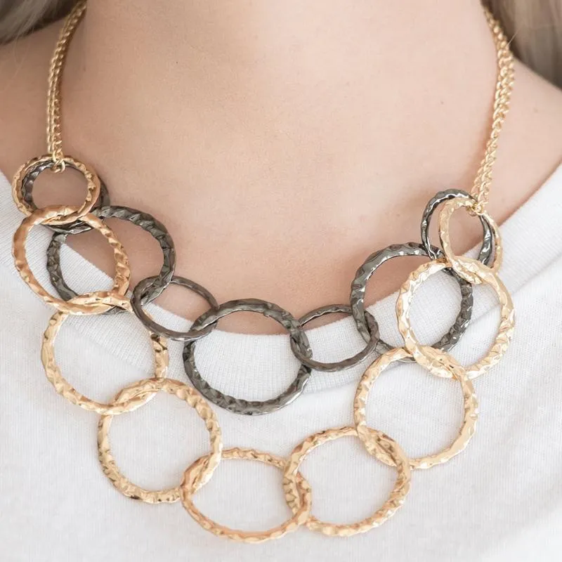 Radiant Ringmaster Multi Metal Necklace