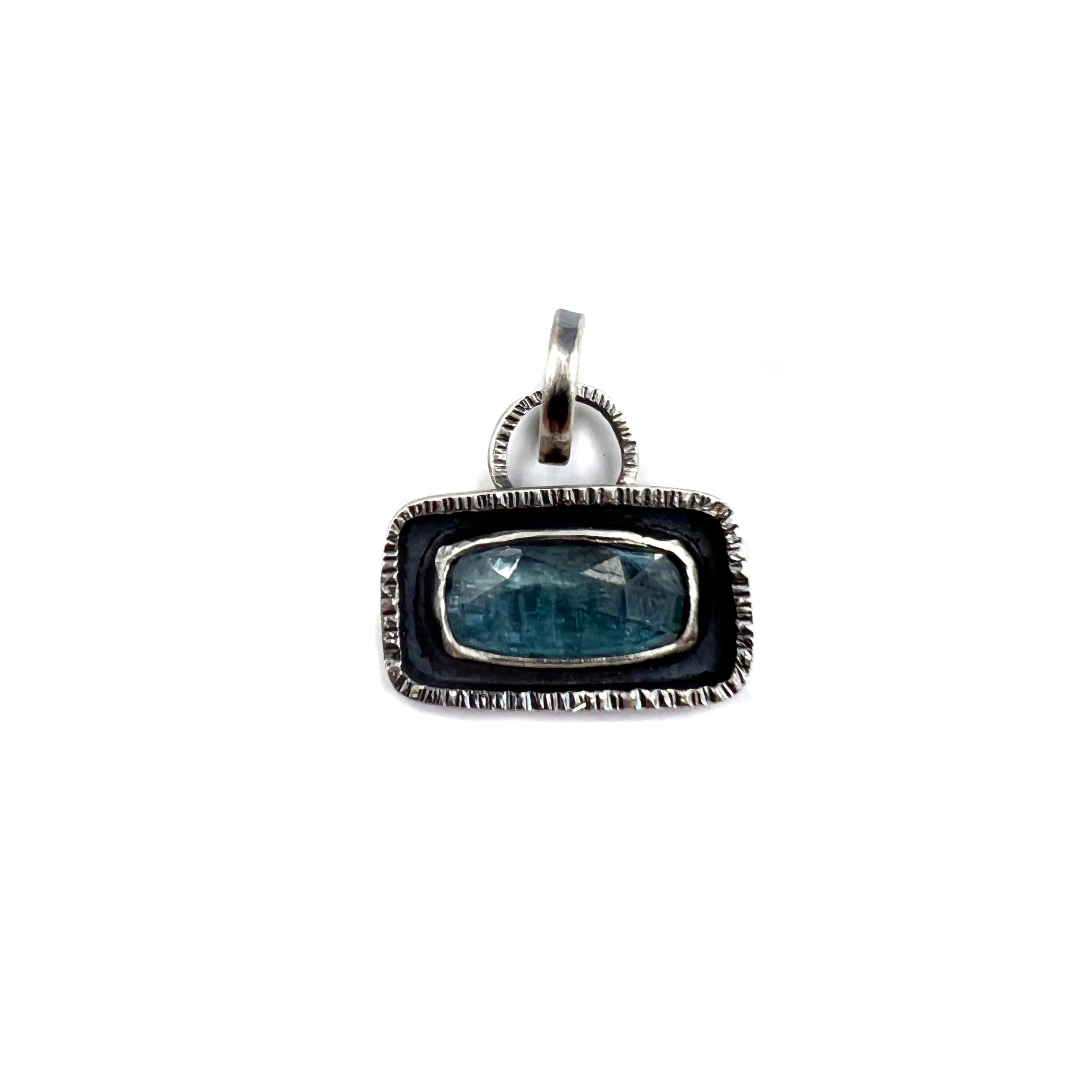 Rectangle Kyanite Charm