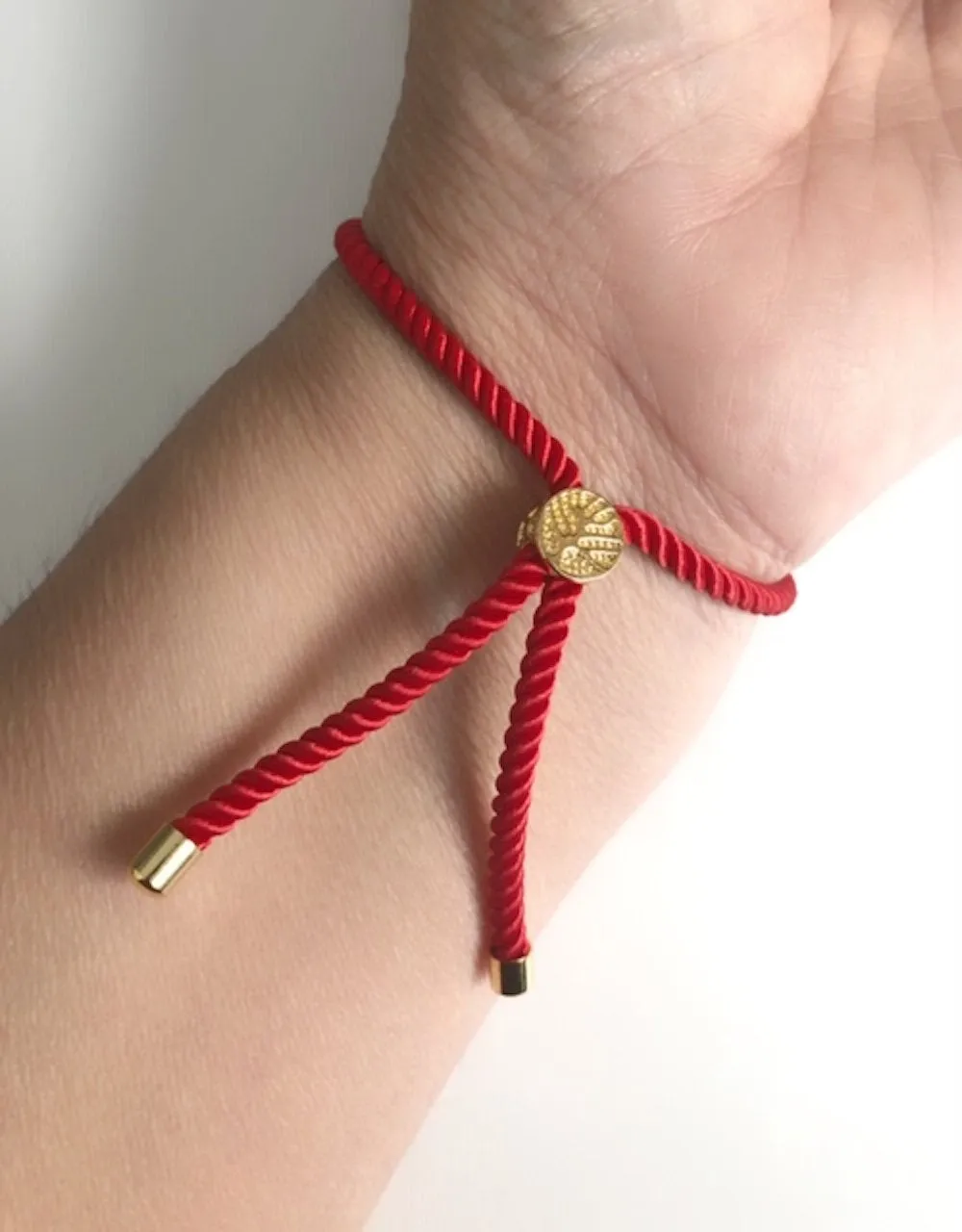 Red String Drop Evil Eye Bracelet