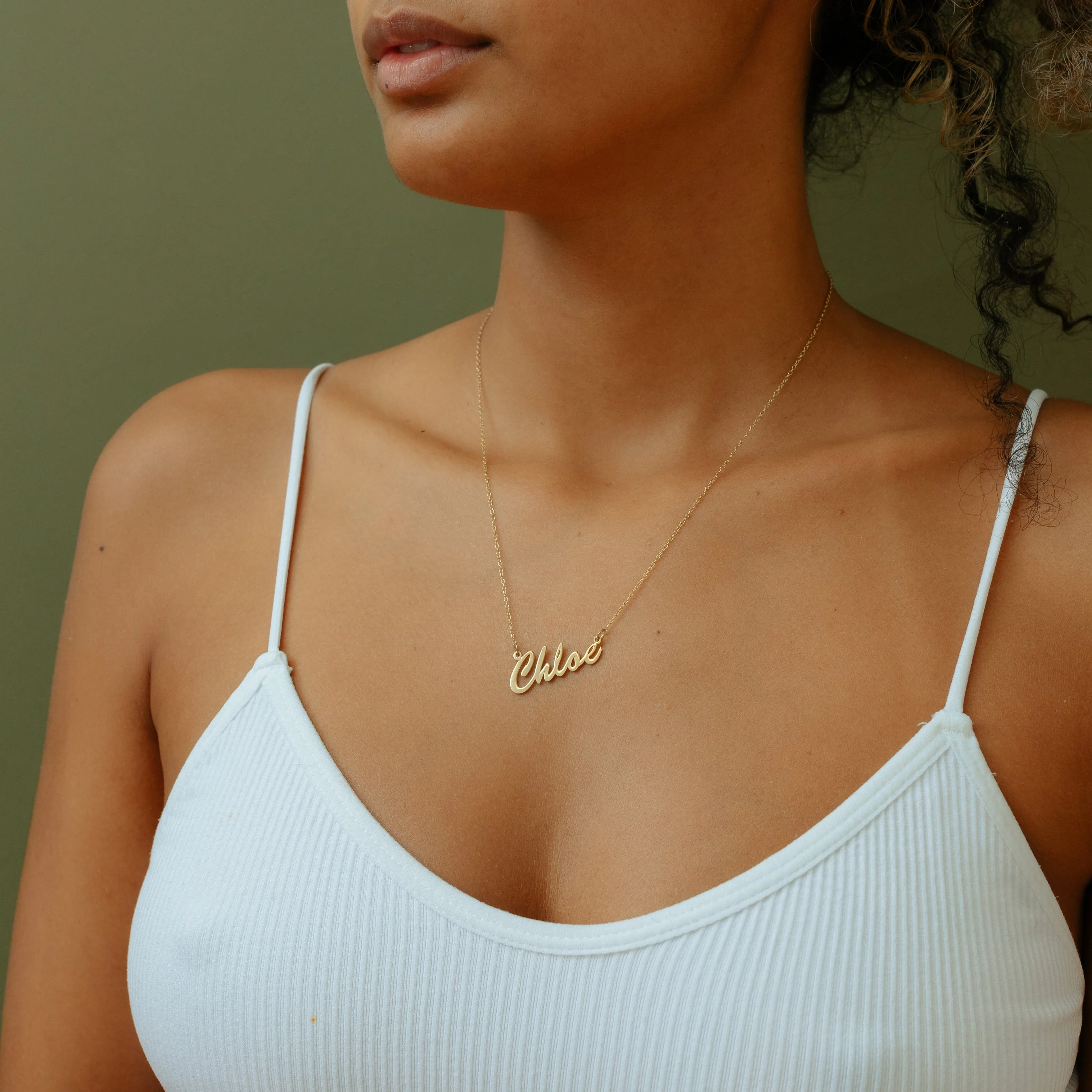 Script Name Necklace