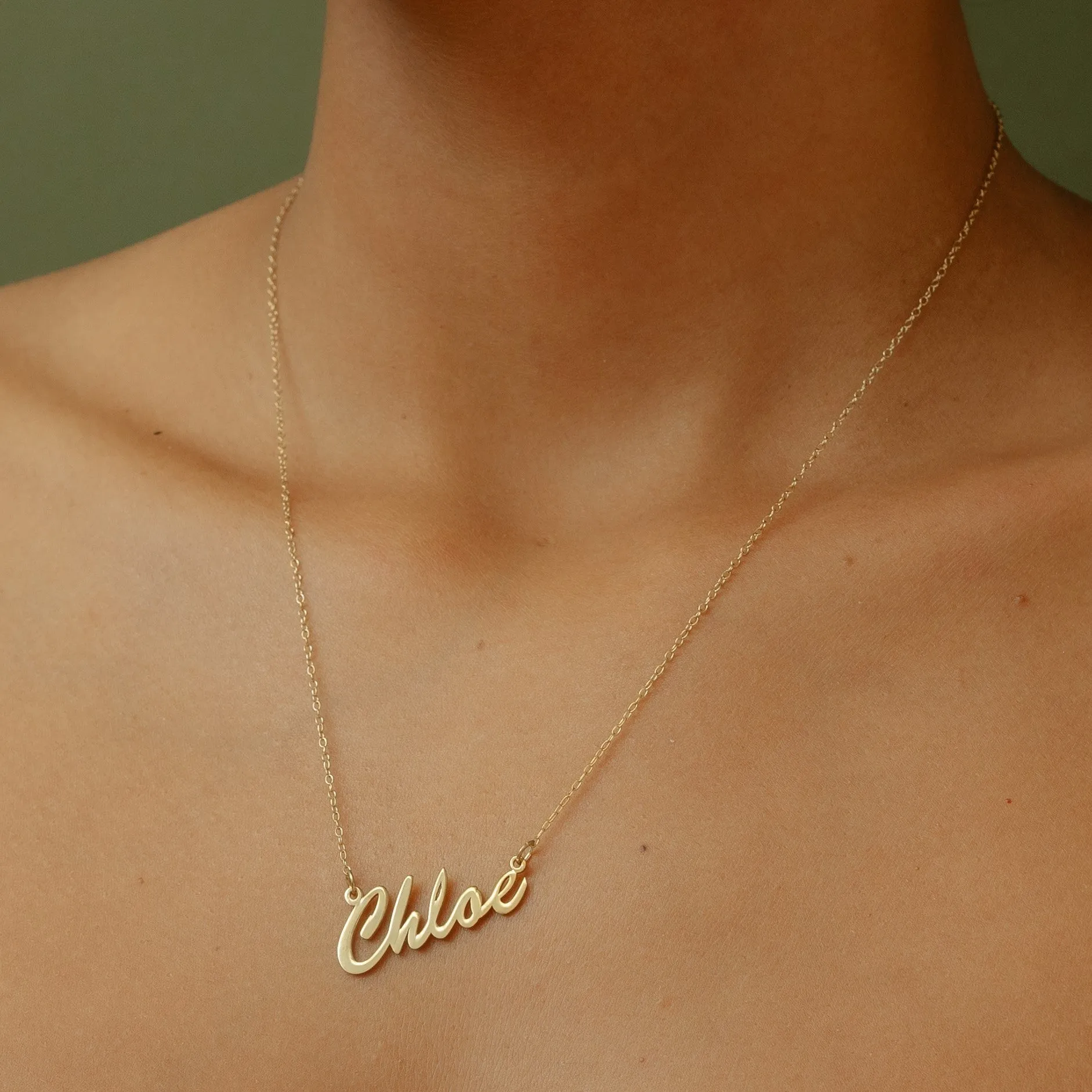 Script Name Necklace