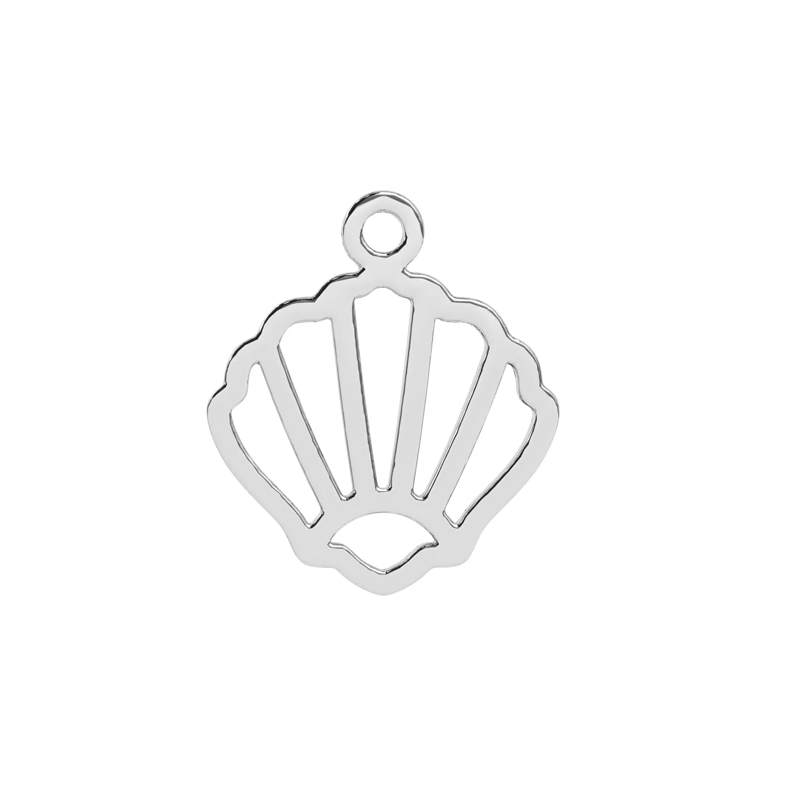 Seashell Charm | Sterling Silver