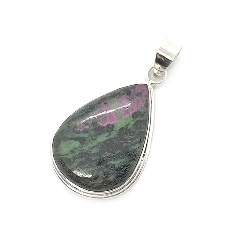 Skylar Ruby Zoisite Gemstone Pendant