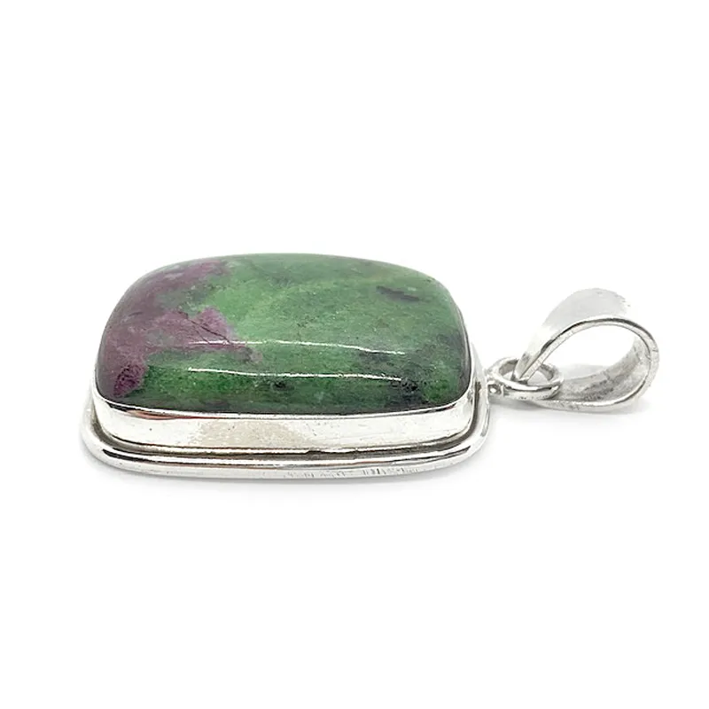 Skylar Ruby Zoisite Gemstone Pendant