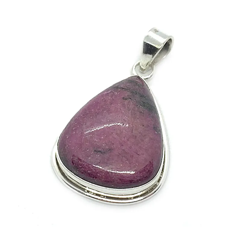 Skylar Ruby Zoisite Gemstone Pendant