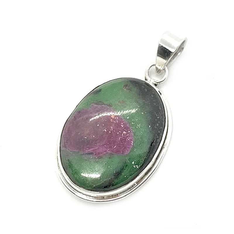 Skylar Ruby Zoisite Gemstone Pendant