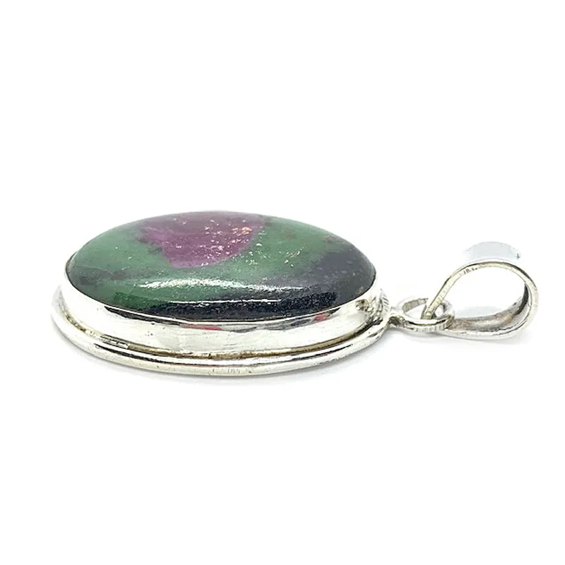 Skylar Ruby Zoisite Gemstone Pendant