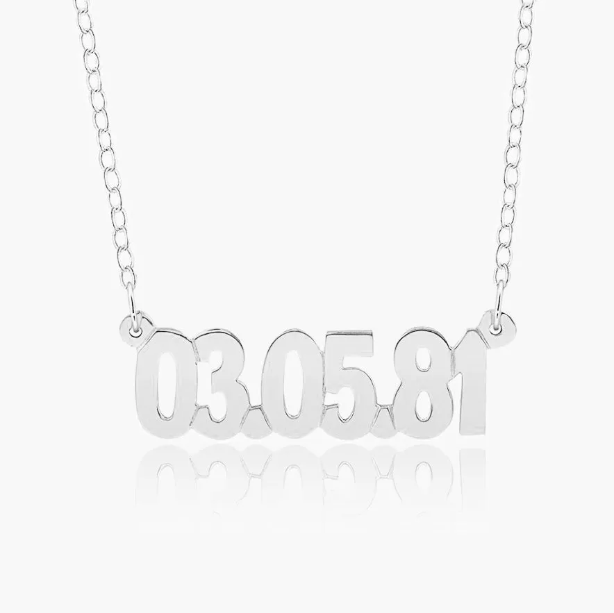 Special Memory Date Necklace