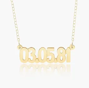 Special Memory Date Necklace