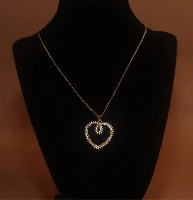 Stainless Steel Guarded Heart Necklace