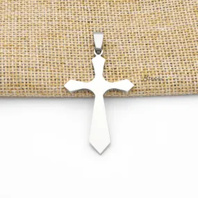 Stainless Steel Plain Cross Pendant