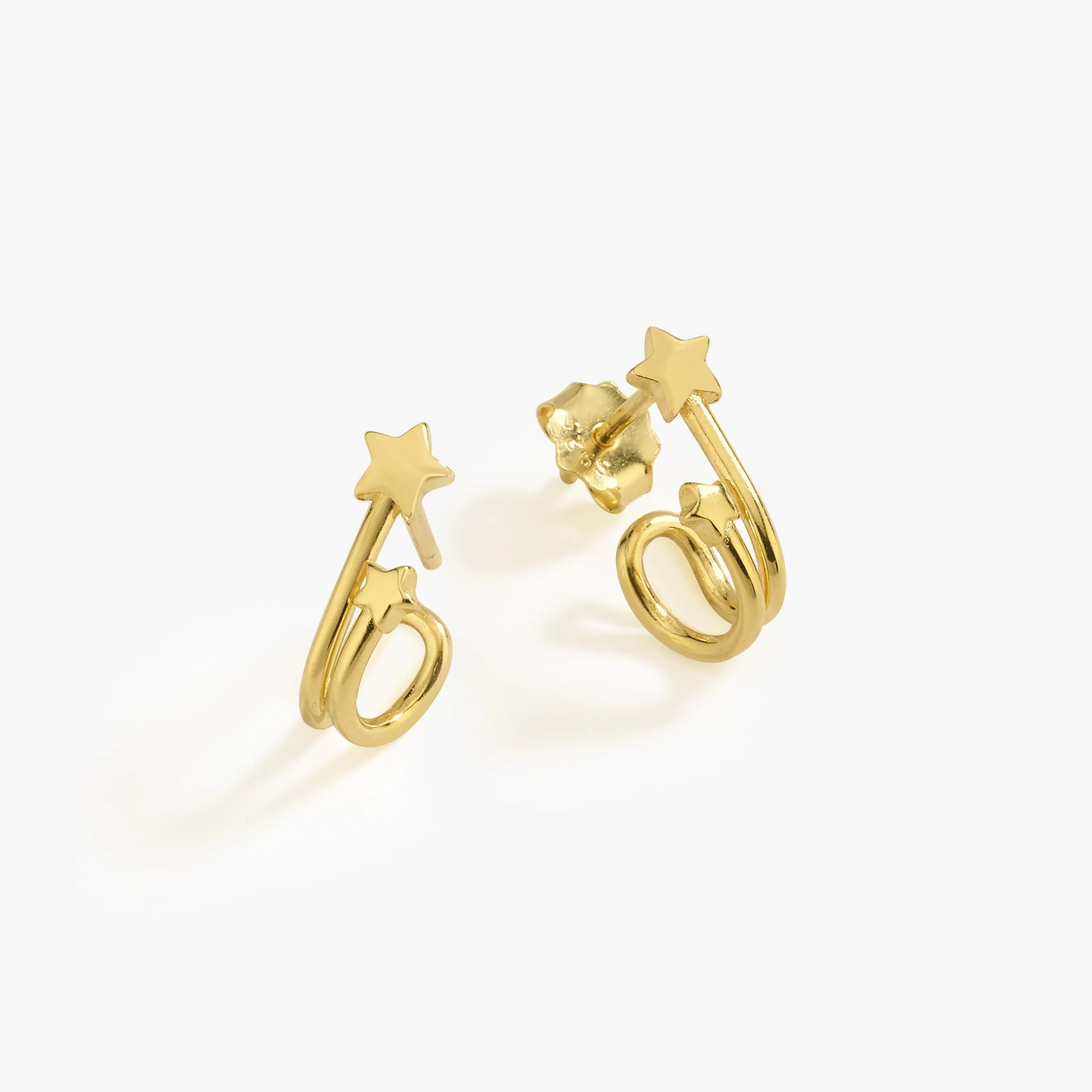 Star Stud Earrings| 14K Gold Vermeil