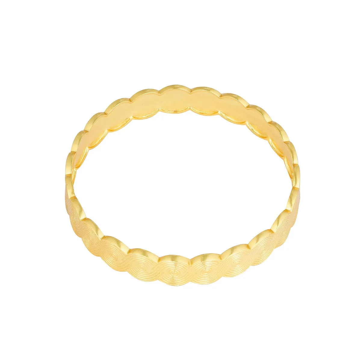 Survivor Gold Plated Bangle