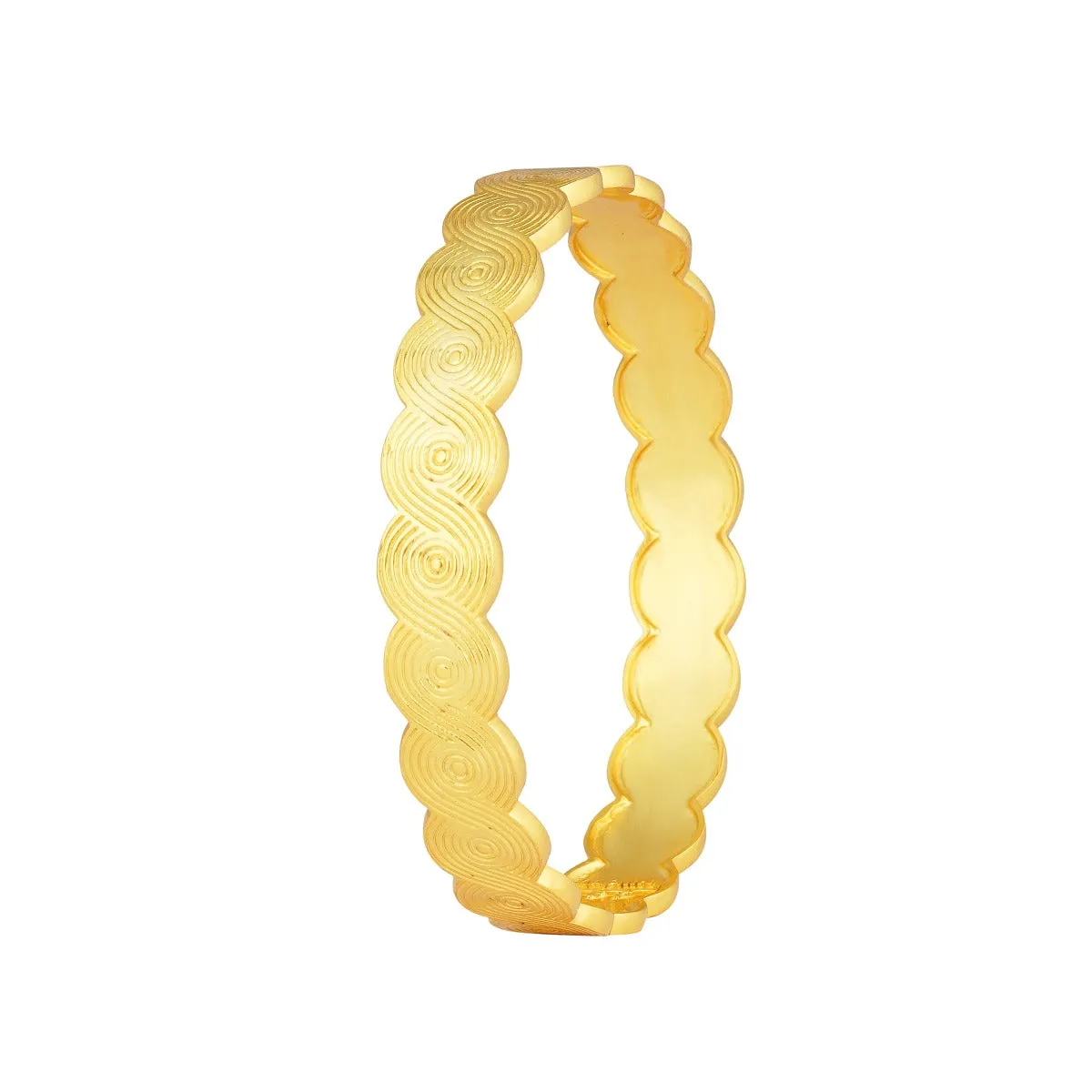 Survivor Gold Plated Bangle