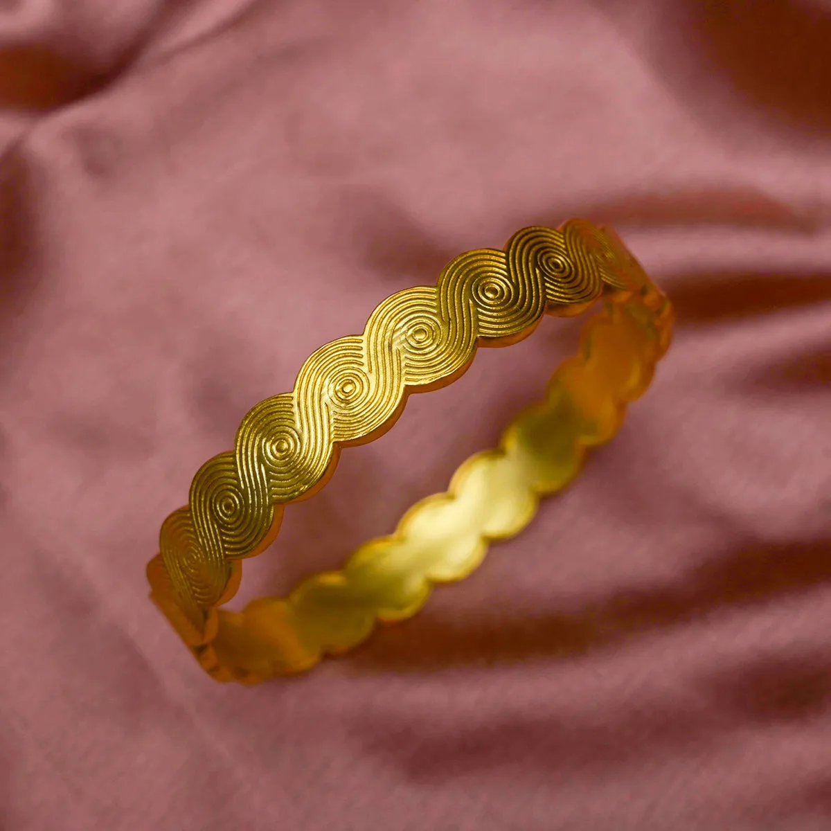 Survivor Gold Plated Bangle