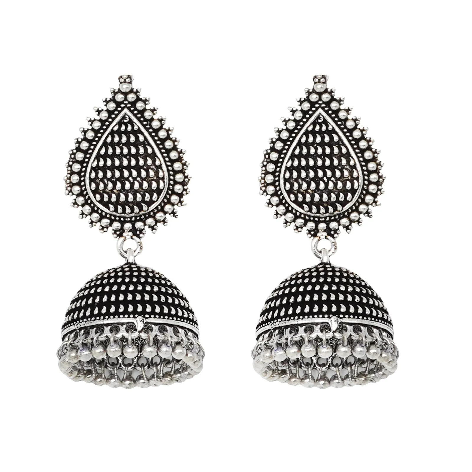 Teejh Jahita Silver Oxidised Jewelry Gift Set