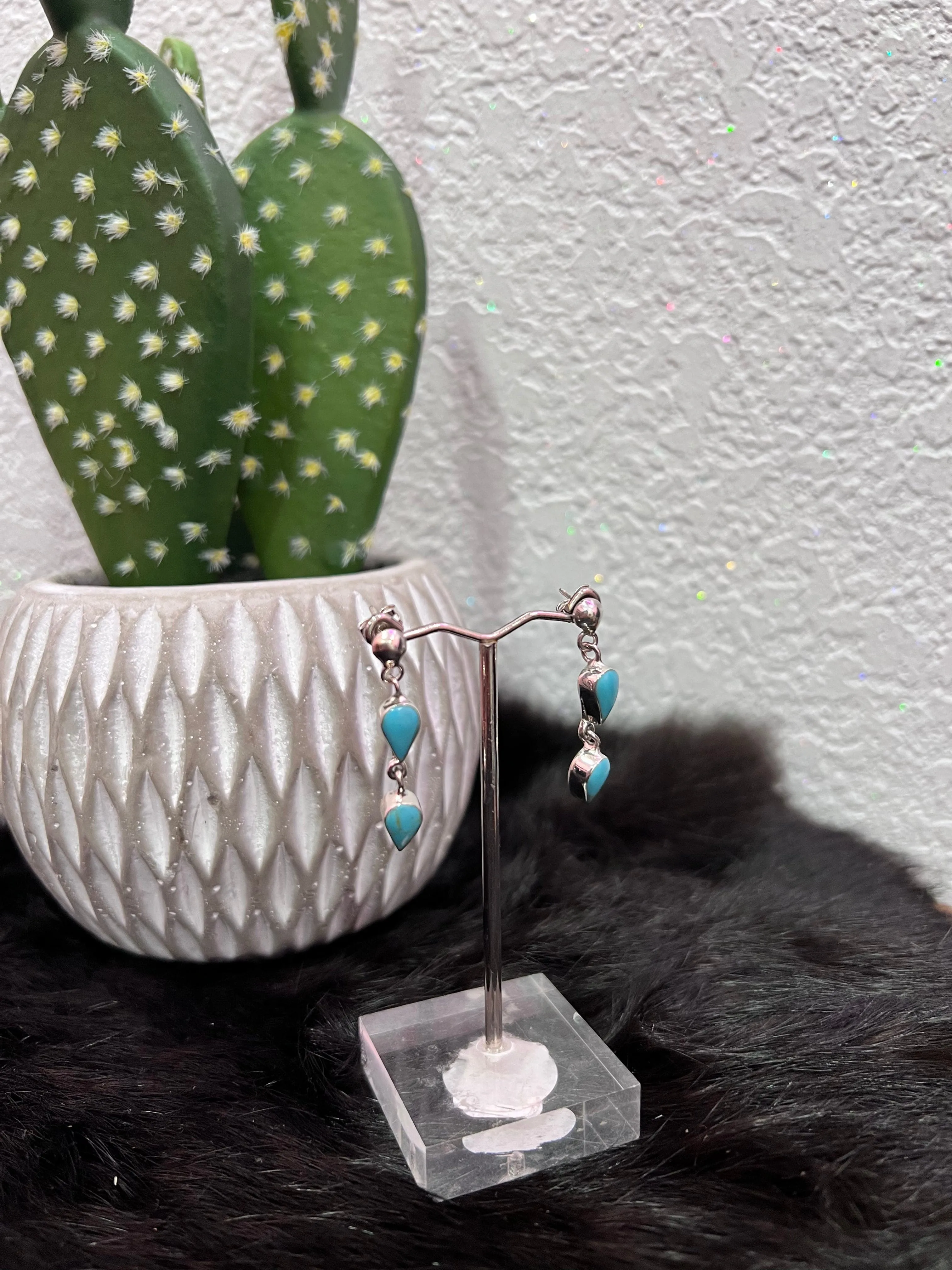 The Genuine Turquoise Evelyn Earrings