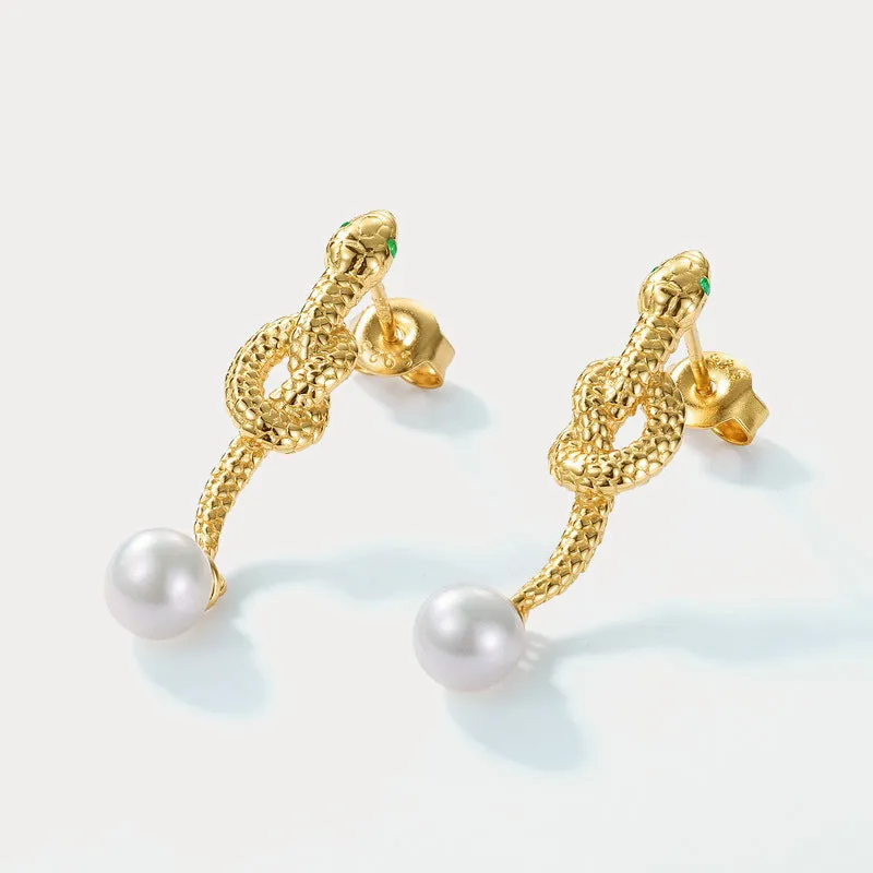 Twist Snake Earrings