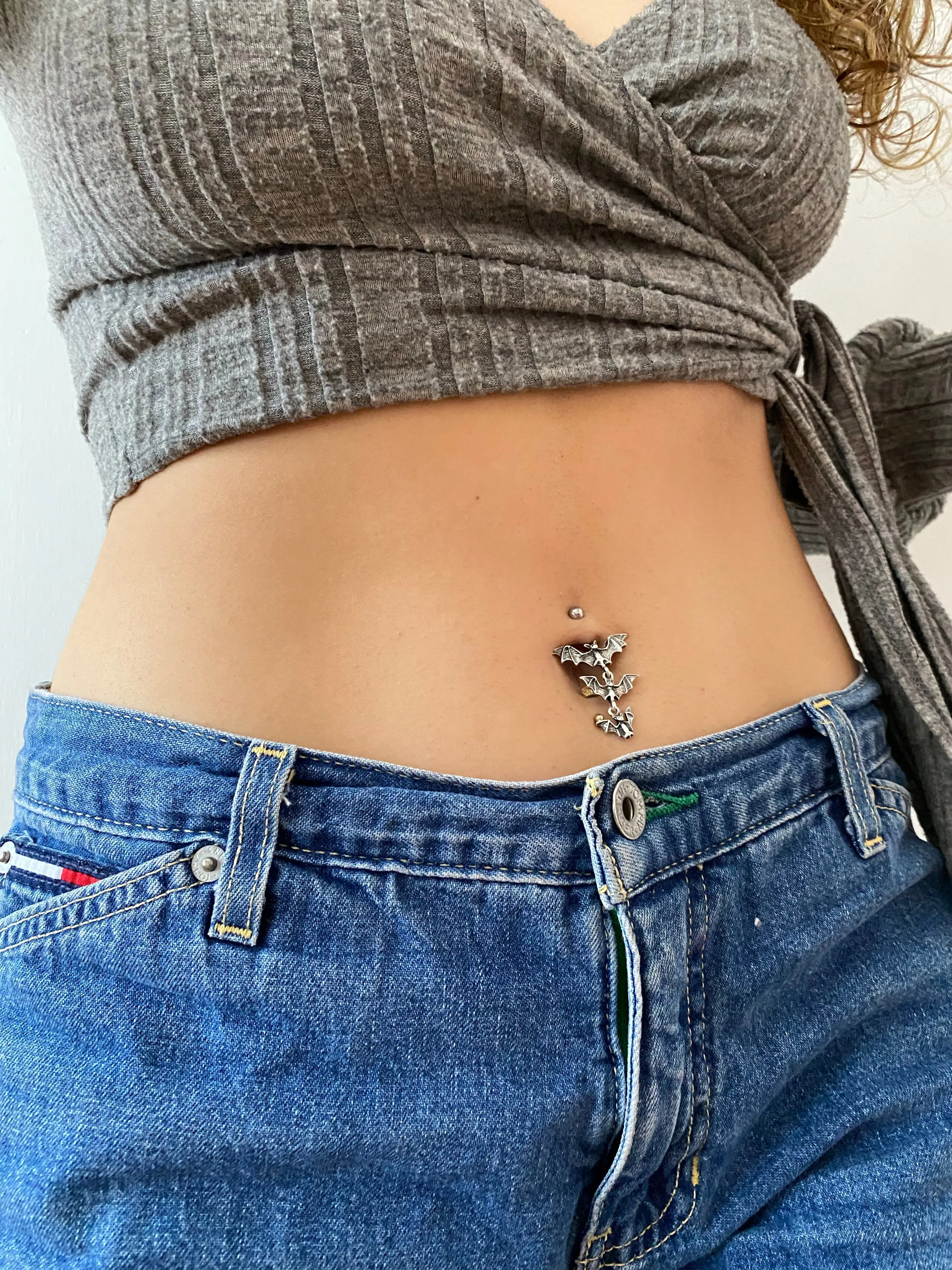 Vampire Bat Belly Ring