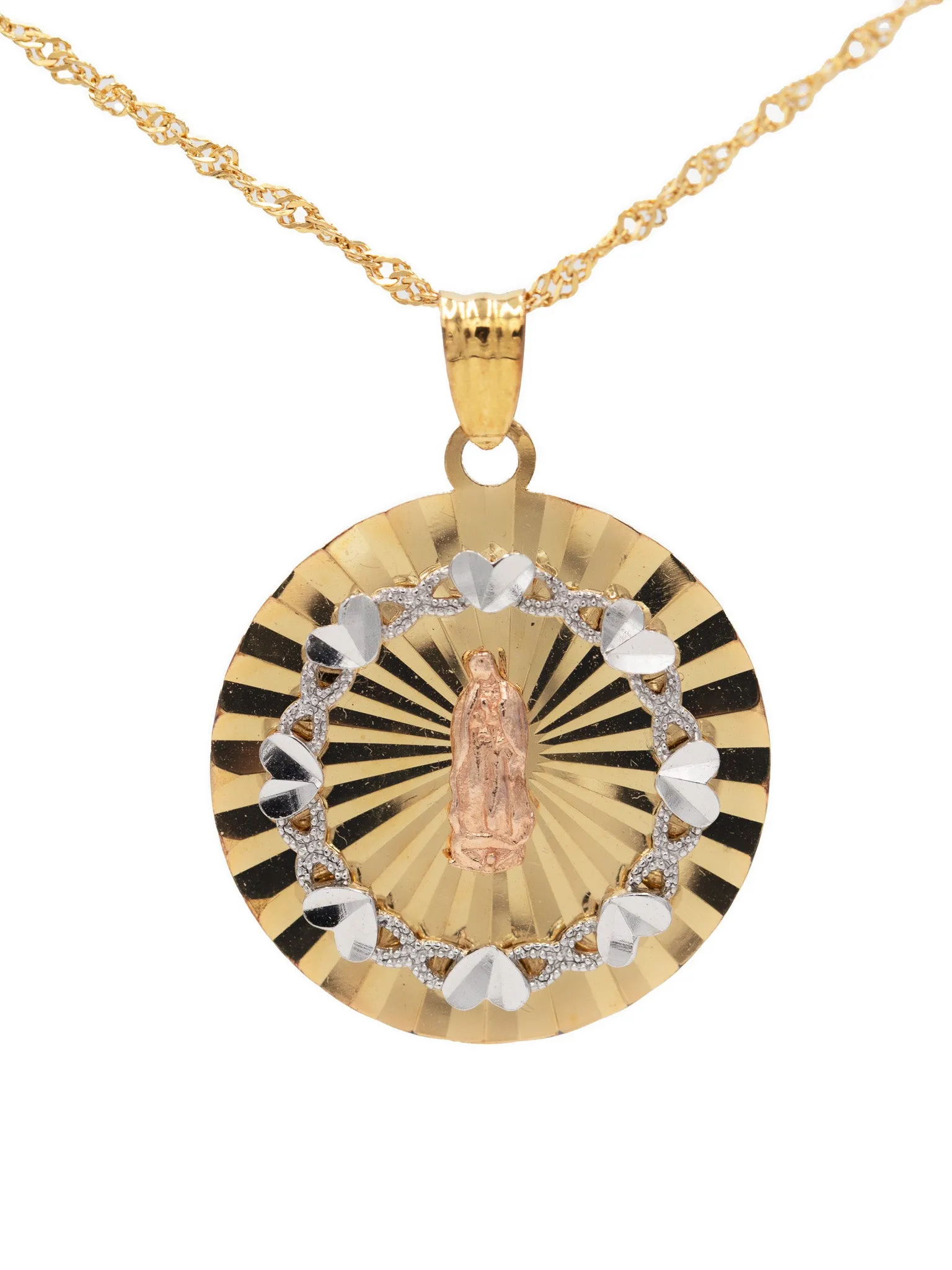 Virgencita Coin Necklace